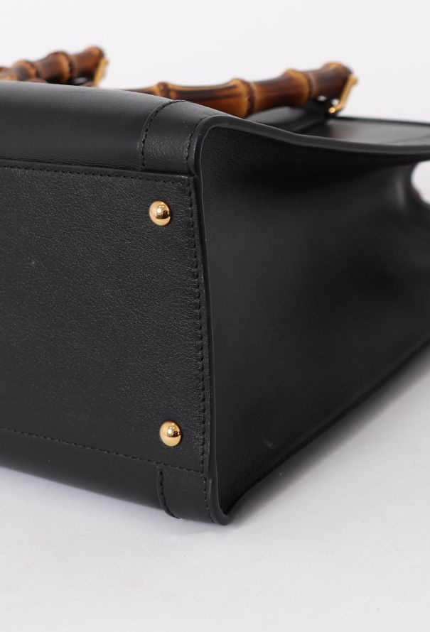 Gucci Black Diana Bamboo Tote bag - 10
