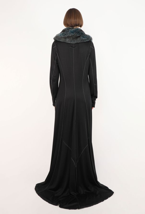Jean Paul Gaultier 'Cyber' Faux Fur Collar Coat, F/W 1995 - 8