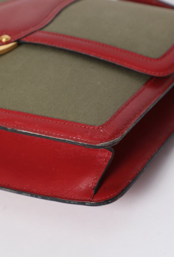 Hermès '80s Toile & Box Shoulder Bag - 7