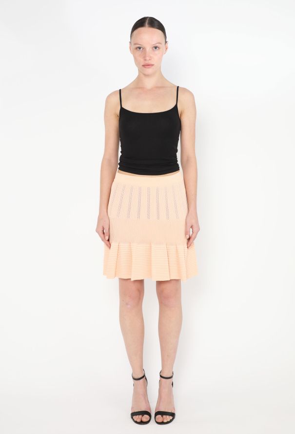 Alaïa Early '90s Fluted Knit Skirt - 2