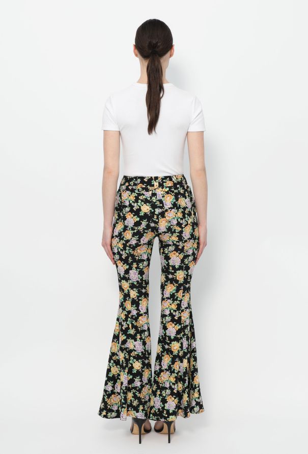 Gianni Versace Silk Palazzo Pants, 1990s - 4