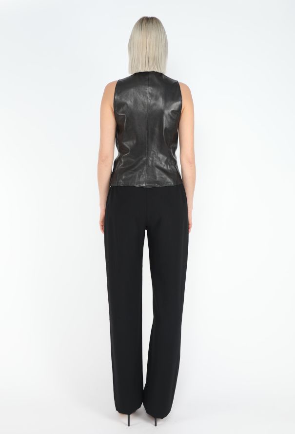 Helmut Lang ULTRA RARE F/W 1992 Leather Cord Vest - 6