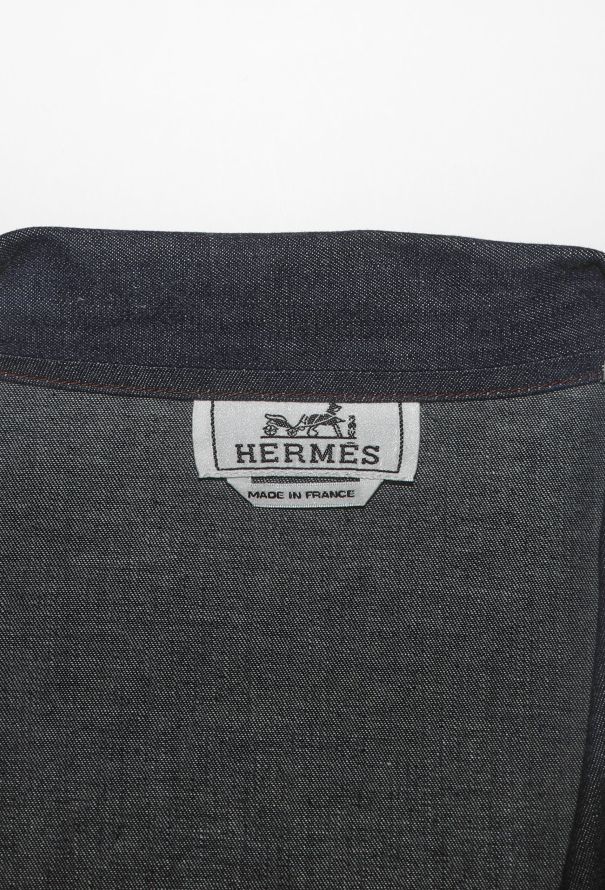 Hermès Denim Windbreaker Jacket - 5