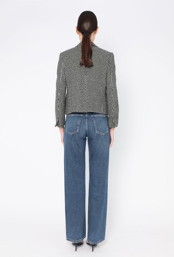 Miu Miu 2009 Bicolor Alpaca Blazer - 5