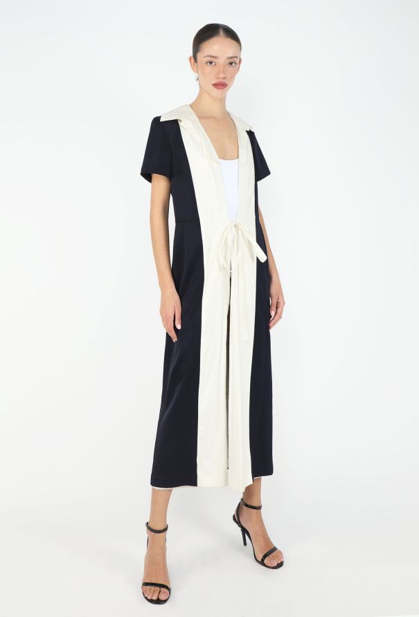 Comme des Garçons 1999 Bicolor Cotton Shift Dress - 2