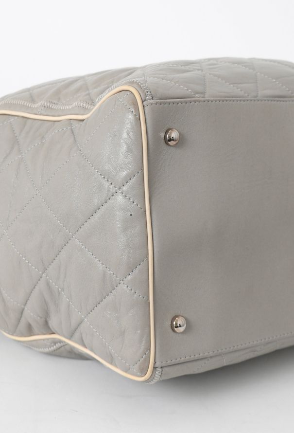 Chanel Grey Small East West Reissue Tote Bag - 8