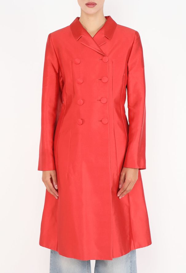 Prada Doupion Notched Coat, F/W 1995 - 4