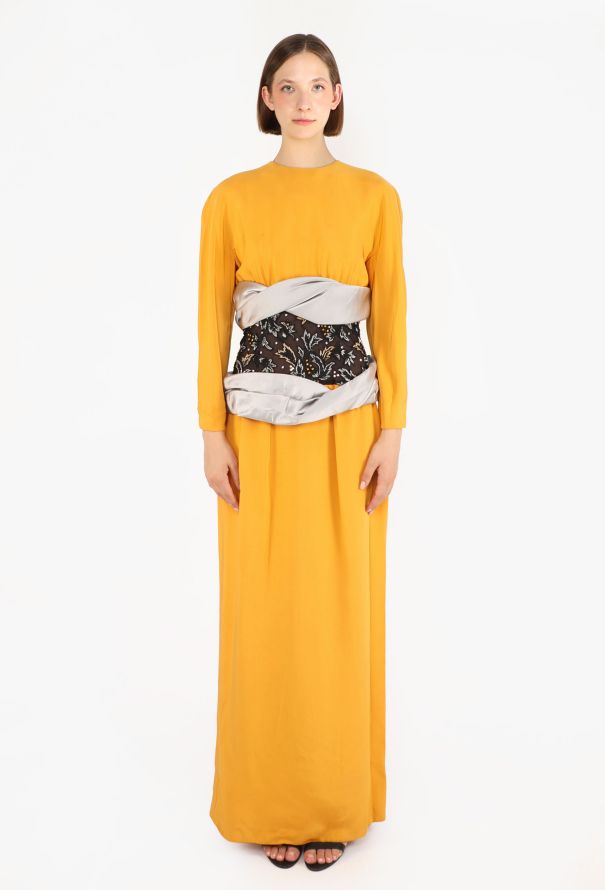 Lecoanet Hemant Haute Couture Beaded Sash Gown, F/W 1985 - 3