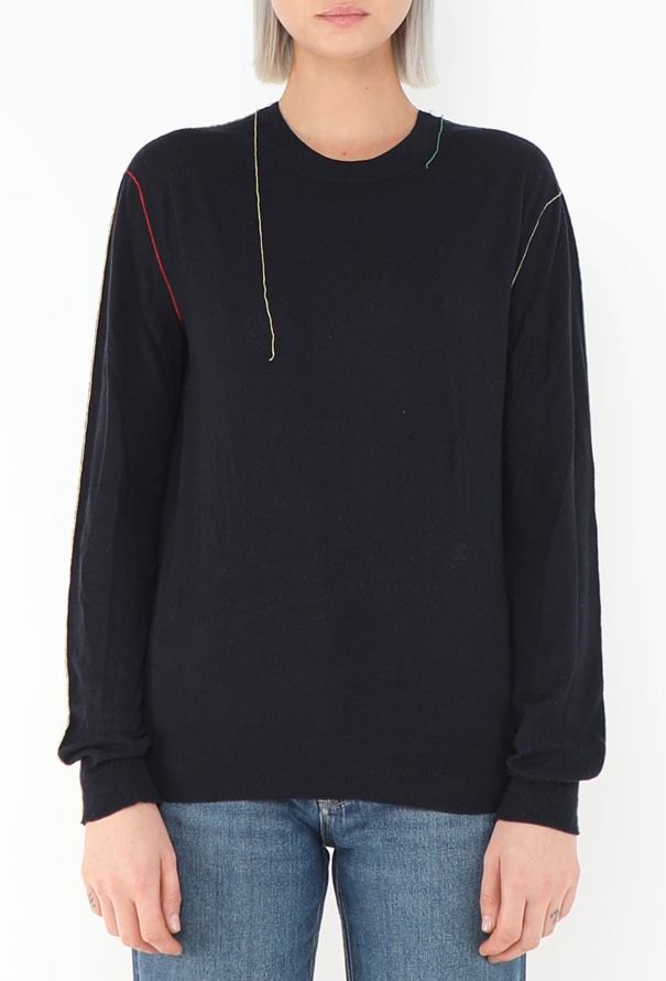 Céline Deconstructed Seam Triomphe Sweater - 4