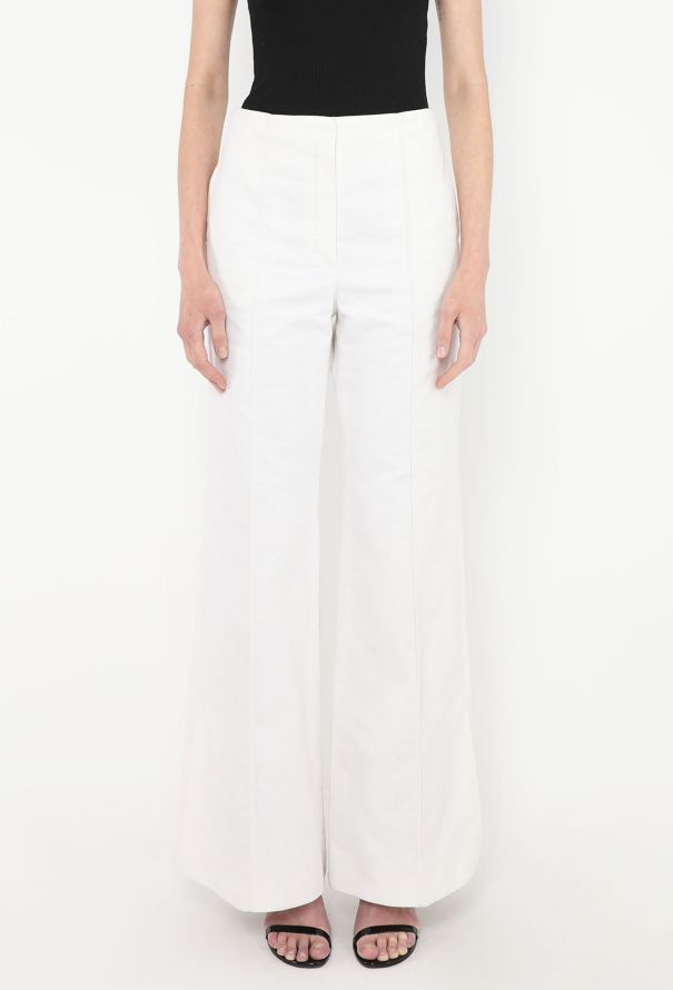 Céline Resort 2017 Sueded Bootcut Trousers - 4