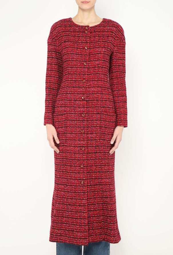 Chanel 2001 Fringe Scarf 'CC' Coat - 6 Chanel 2001 Fringe Scarf 'CC' Coat - 6