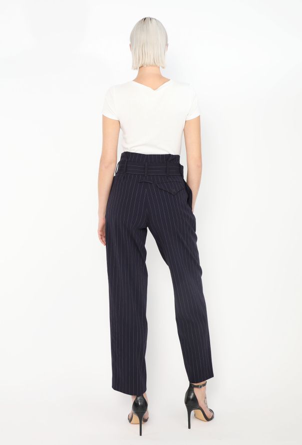 Jean Paul Gaultier Vintage Off-Shoulder Pinstripe Suit - 6