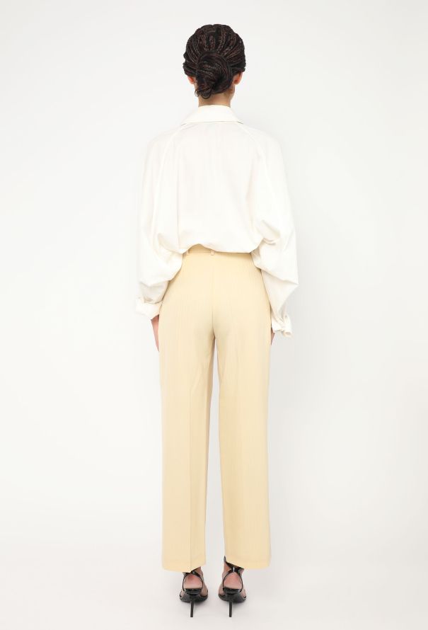 Saint Laurent '70s Pleated Twill Trousers - 4 Saint Laurent '70s Pleated Twill Trousers - 4