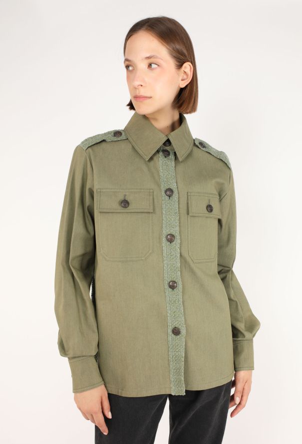 Chanel Cuba Tweed Military Shirt, Resort 2017 - 2