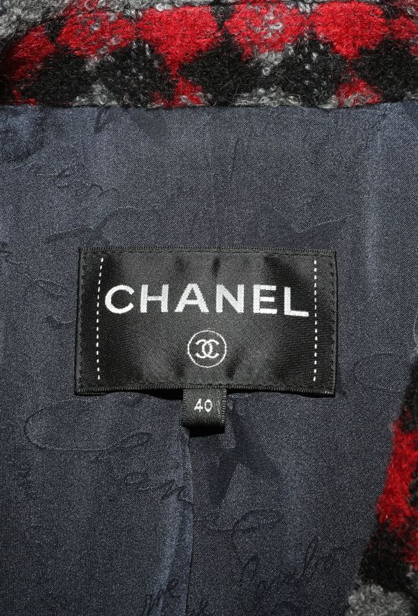 Chanel 2017 Argyle 'CC' Peacoat - 5