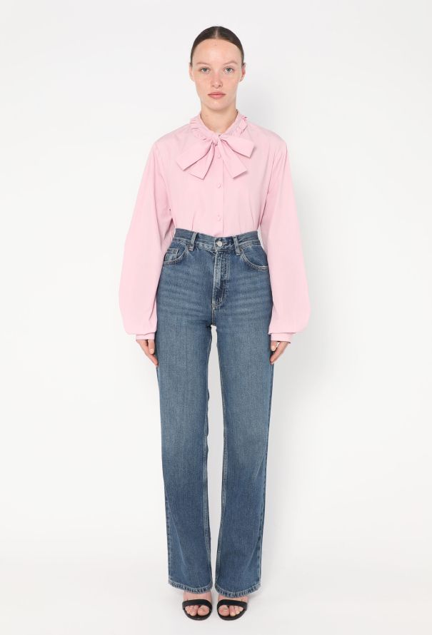 Gucci Resort 2019 Cotton Lavallière Blouse - 3 Gucci Resort 2019 Cotton Lavallière Blouse - 3