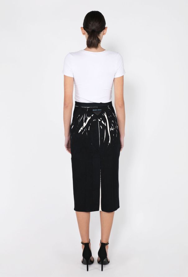 Prada Brushstroke Tailored Skirt, S/S 2018 - 5