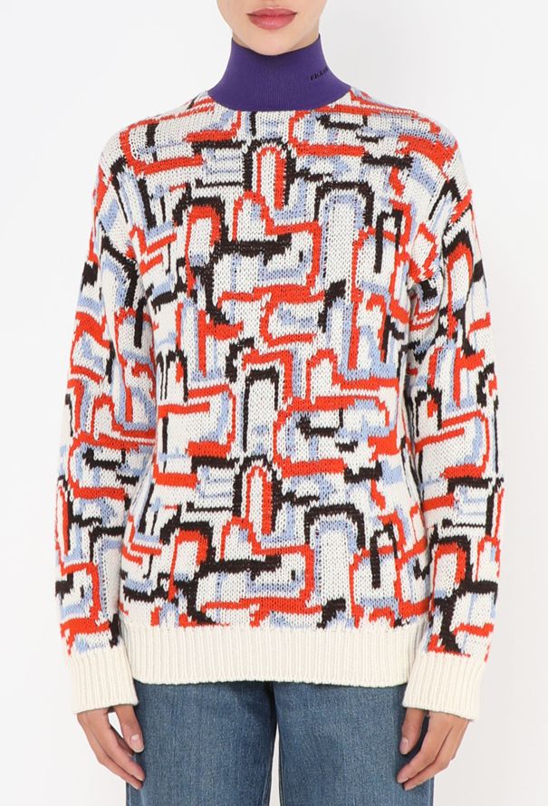 Prada F/W 2022 Abstract Knit Sweater - 3