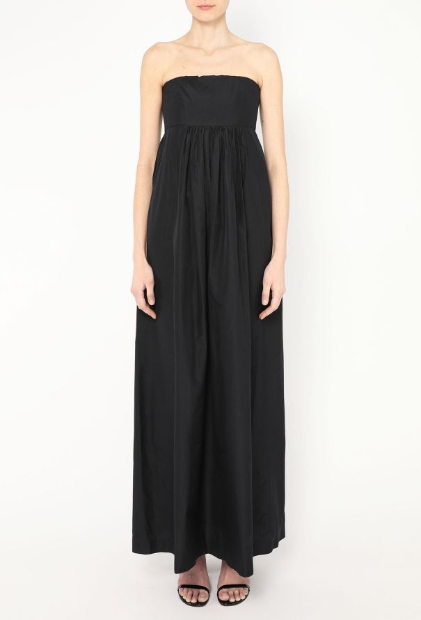 Balenciaga Vintage Le Dix Sateen Corset Gown - 3
