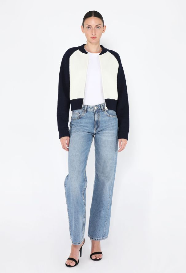 Dior Cropped Knit Bomber Jacket, 2022 - 4