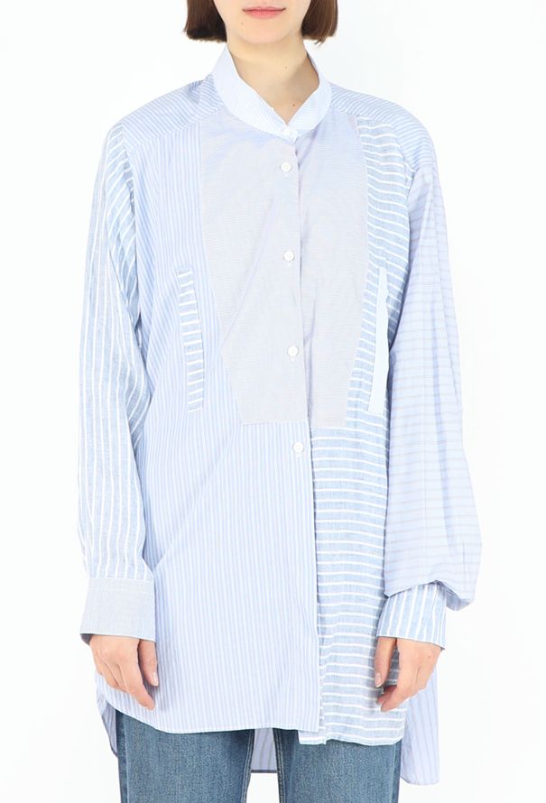 Loewe S/S 2018 Asymmetrical Pinstripe Tunic - 3