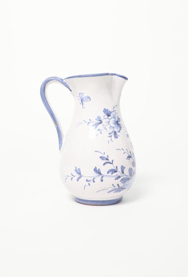 Dior Hand-Painted Vintage Porcelain Pitcher - 1