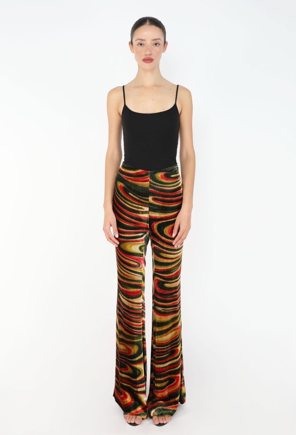 Gucci F/W 1999 Velvet Palazzo Trousers - 4