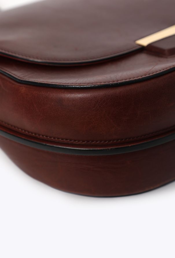 Céline Burgundy Medium Trotteur Crossbody Bag - 8