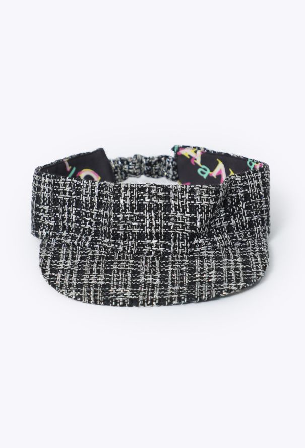 Chanel 2019 Tweed Reversible Visor - 1