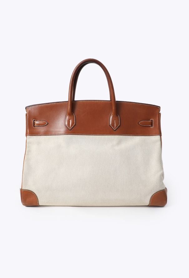 Hermès Vintage Barenia & Toile H Birkin 40 - 5