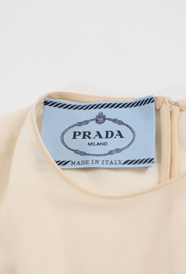 Prada F/W 2024 Georgette Sheath Dress - 6