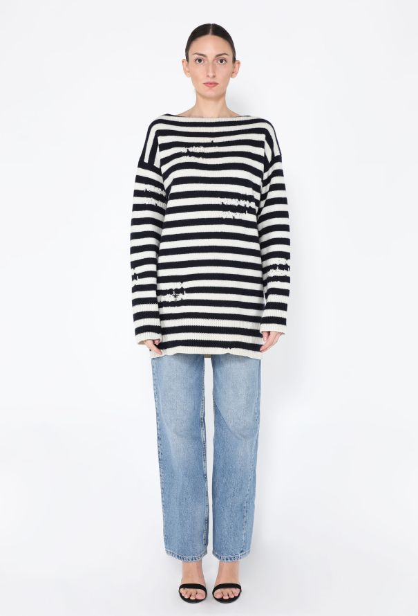 Dior 2019 Distressed Knit Pullover - 2