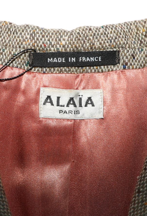 Alaïa 1986 Harris Tweed Riding Blazer - 5