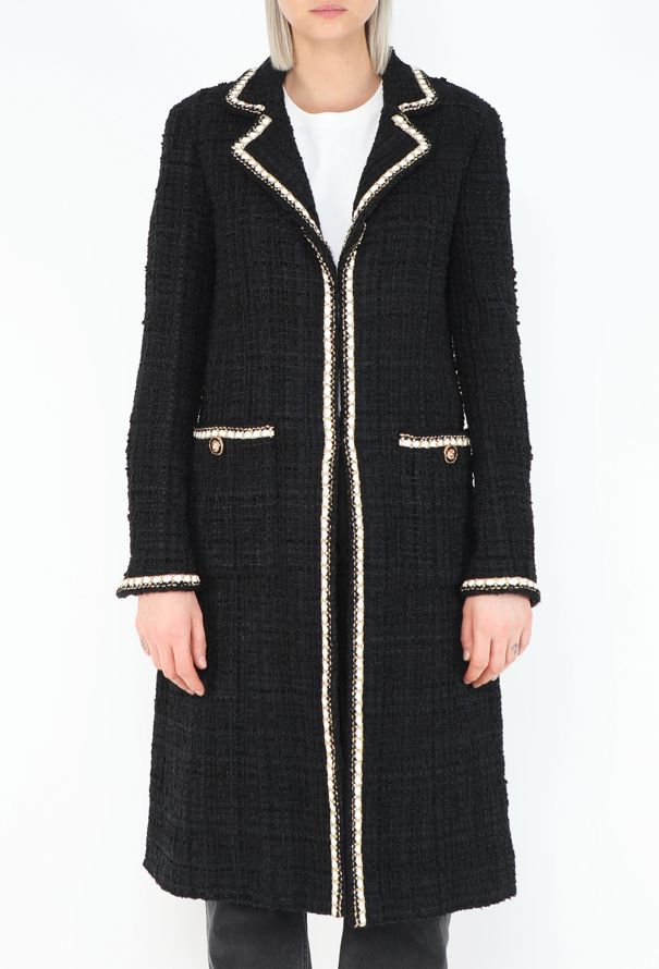 Chanel Pre-Fall 2021 Tweed Lamé Trim Coat - 4
