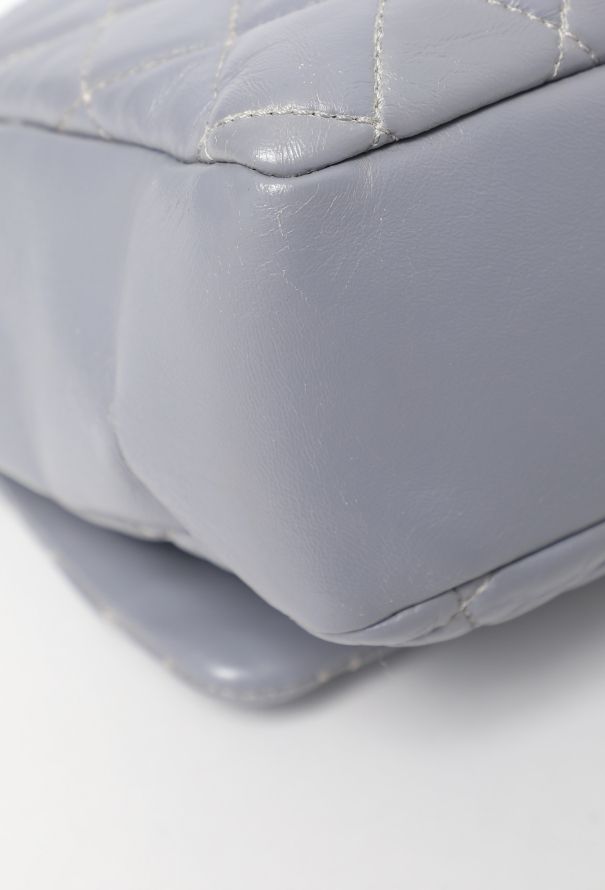 Chanel Maxi Grey Classic Quilted Flap Bag - 11 Chanel Maxi Grey Classic Quilted Flap Bag - 11