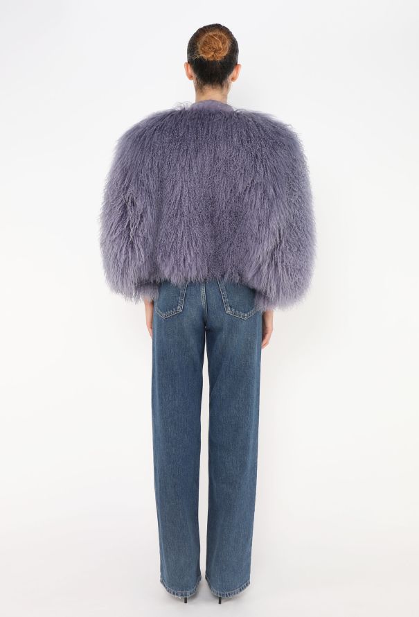 Gucci F/W 2005 Mongolian Shearling Bolero - 7