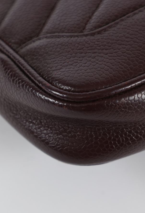 Chanel 90’s Mini Chevron Envelope Flap Bag - 8