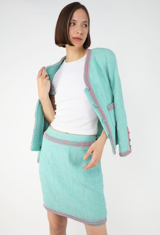 Chanel Braided Trim Tweed Ensemble, S/S 1994 - 3