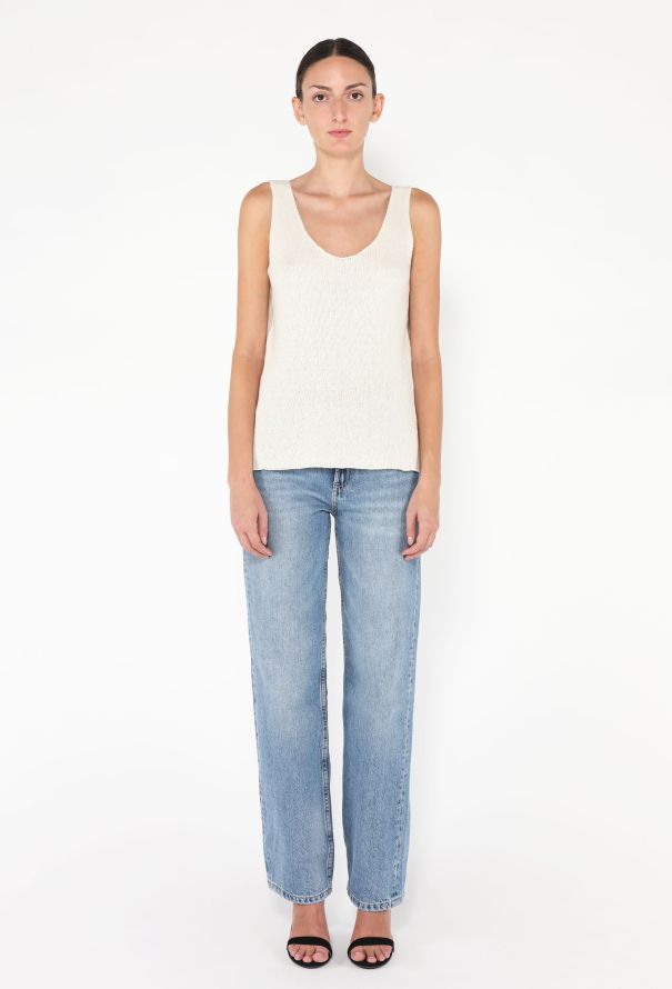 The Row 2024 Favana Silk Knit Tank Top - 3