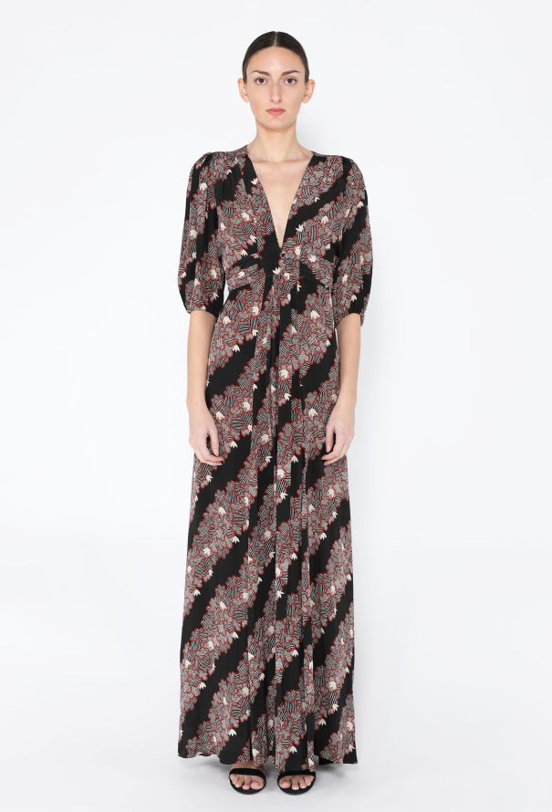 Ossie Clark '70s Printed Rayon Dress - 2