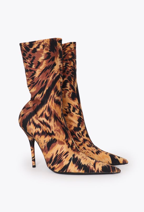Balenciaga 2017 Leopard Knife Sock Boots - 3 Balenciaga 2017 Leopard Knife Sock Boots - 3