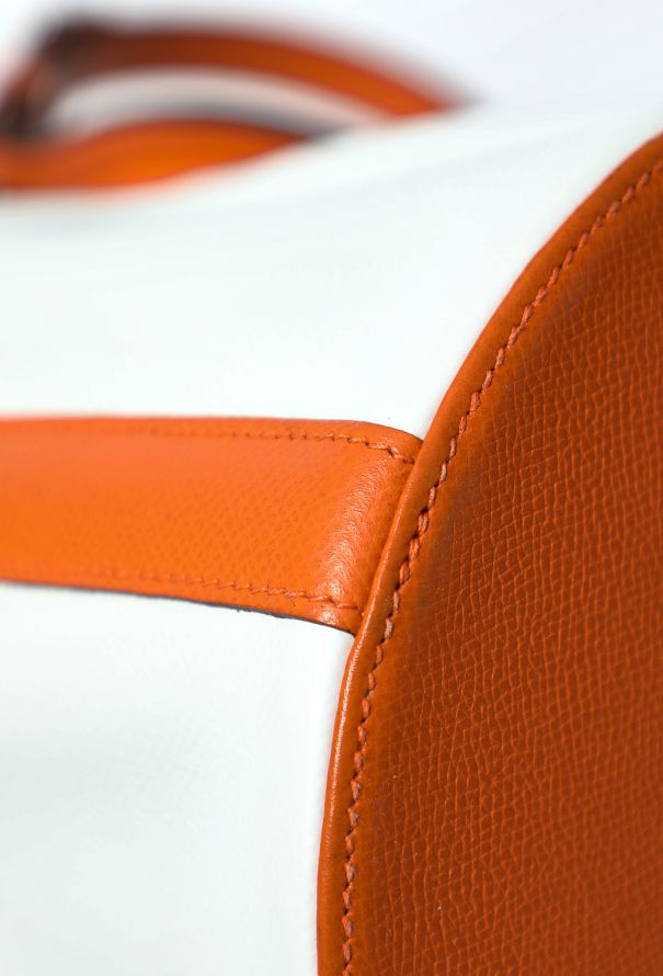 Hermès Rare Vintage Bicolor Epsom Farming Bag - 7