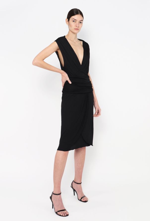 Prada Early 2000s Pleated Draped Dress - 3