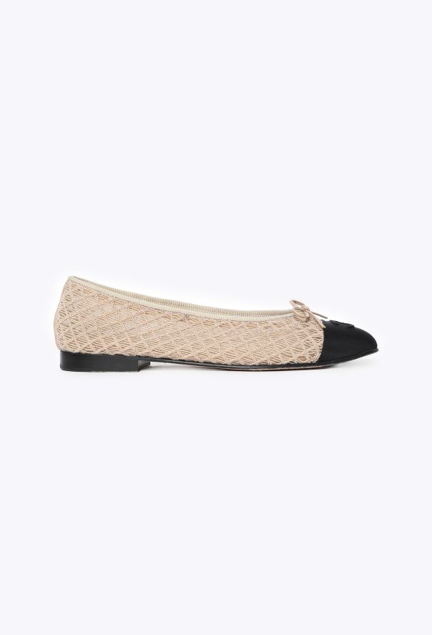 Chanel Crochet Cap-Toe Ballerinas, 2025 - 1