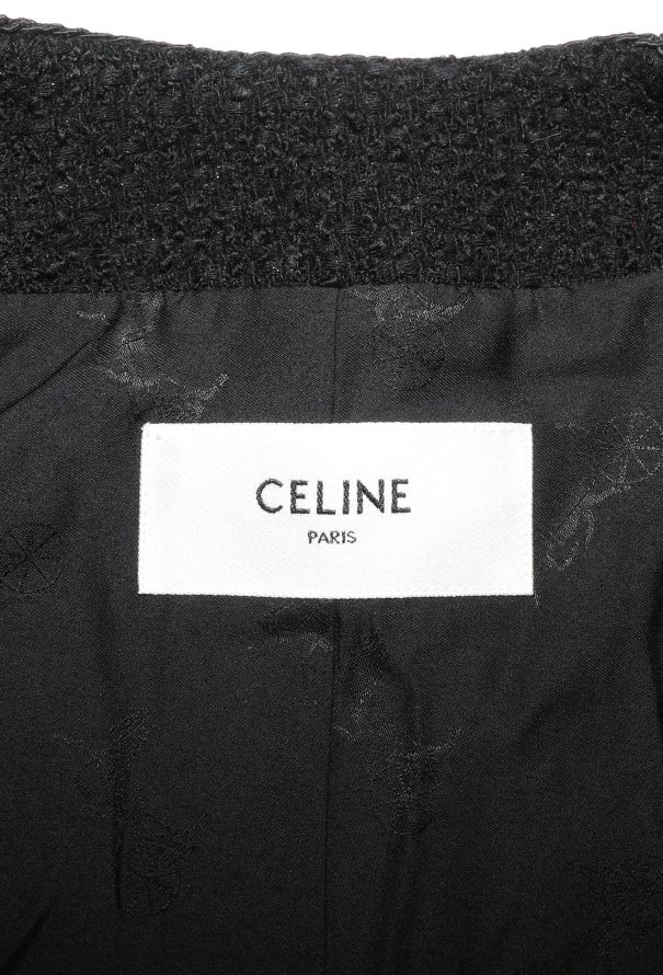 Céline S/S 2024 Sulky Bouclé Tweed Jacket - 6