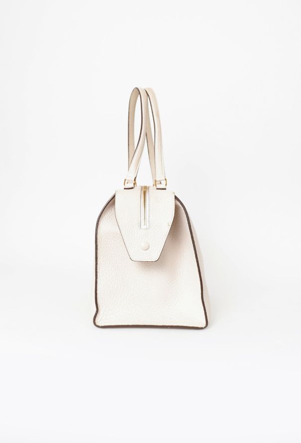 Céline White Medium Ring Bag - 4