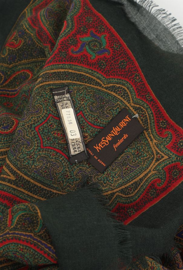 Saint Laurent Late '70s Russian Paisley Shawl - 5