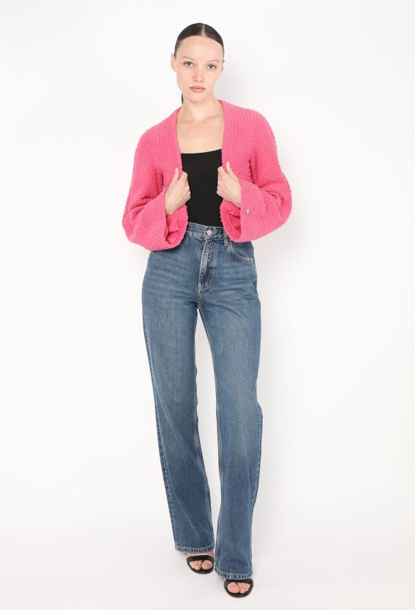 Chanel 2022 Bouclé 'CC' Charm Bolero - 4 Chanel 2022 Bouclé 'CC' Charm Bolero - 4