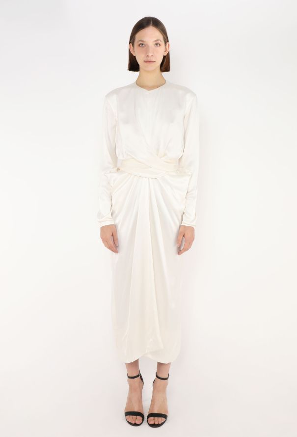 Céline Draped Silk Dress, Pre-Fall 2017 - 4