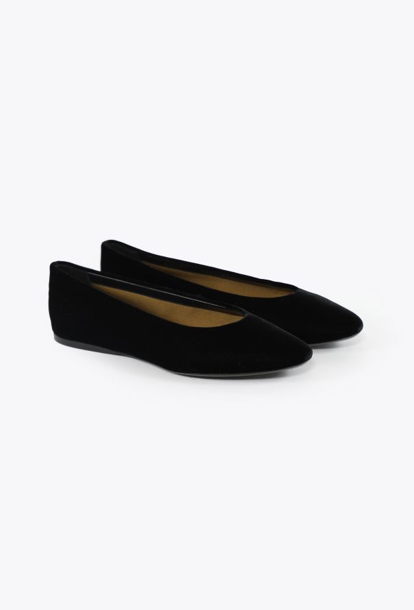 Saint Laurent 2024 Gio Velvet Ballet Flats - 3